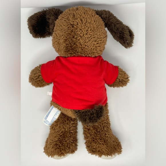 BUILD-A-BEAR: Playful Puppy Dog, Brown, Scruffy with Red Shazam Shirt - Picture 4 of 15
